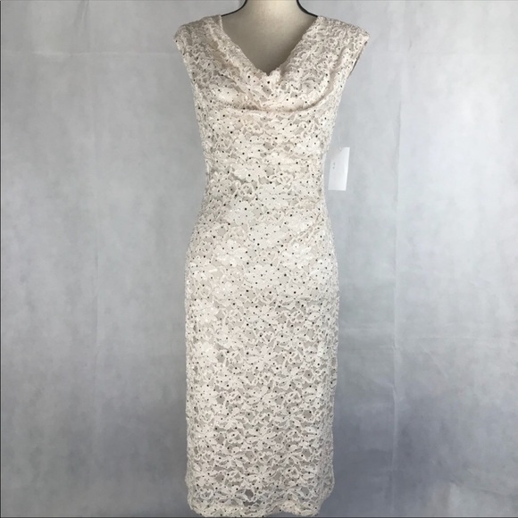✅Connected Lace Sequined Sheath Dress NWT - Picture 3 of 8